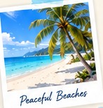 ชายหาดเงียบสงบ